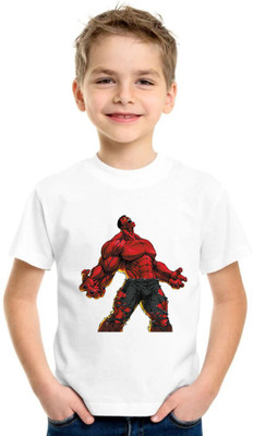 Shubham designer gallery Baby Boys Printed Cotton Blend Regular T Shirt(Multicolor, Pack of 1)