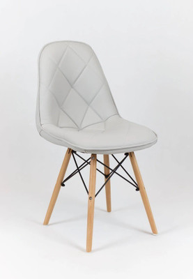 Finch Fox Eames Replica Cushion Dining Chair In Light Gray Color For Cafe Chair , Side Chair , Accent Chair Engineered Wood Living Room Chair(Finish Color - Light Grey, DIY(Do-It-Yourself)) Finch Fox Eames Replica Cushion Dining Chair In Light Gray Color For Cafe Chair , Side Chair , Accent Chair Engineered Wood Living Room Chair(Finish Color - Light Grey, DIY(Do-It-Yourself))