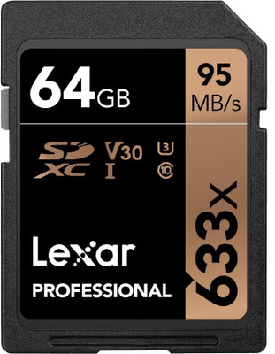 Lexar High-Performance 633x 16 GB MicroSDHC Class 10 95 MB/s Memory Card(With Adapter) – at Rs 749 ₹ Only