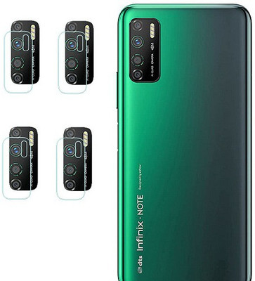 KJN Back Camera Lens Glass Protector for Infinix Note 7 Lite(Pack of: 4)