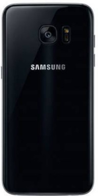 SlopK Samsung Samsung Galaxy S7 edge (Glass) Back Panel(Black Onyx)