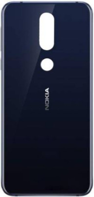 SlopK Nokia 7.1 (Glass) Back Panel(Midnight blue)