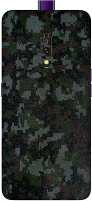 BugguSkin Realme X, Realme X Mobile Skin(Ultra Super Camouflage Digital Skin With High Matte Finish., Mobile Skin (Back+Side+Camera))