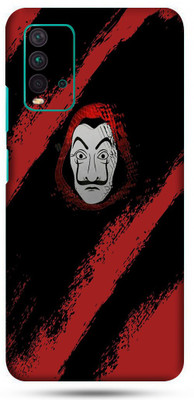 OggyBaba mi redmi 9t Mobile Skin(Money Heist Skin Matte Finish)