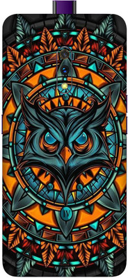 AsSkin Realme X, Realme X Mobile Skin(Ultra Super Mighty Owl With High Matte Finish.)