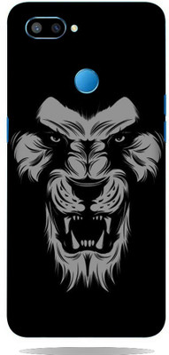 BugguSkin Realme U1, Realme U1 Mobile Skin(Ultra Super Black Lion Skin With High Matte Finish., Mobile Skin (Back+Side+Camera))