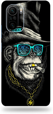 BUGGU mi 11x 5g, Mi 11x 5g Mobile Skin(Ultra Super Smart And Crazy Monkey Skin With High Matte Finish, Mobile Skin (Back+Side+Camera))