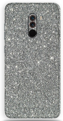 Jeeva Creation POCO F1, POCO F1 Mobile Skin(Ultra Super Grey Glitter Skin With High Matte Finish.)