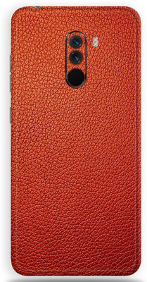 Jeeva Creation POCO F1, POCO F1 Mobile Skin(Ultra Super Red Leather Skin With High Matte Finish.)