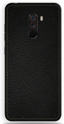 Jeeva Creation POCO F1, POCO F1 Mobile Skin(Ultra Super Black Leather Skin With High Matte Finish.)