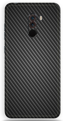Jeeva Creation POCO F1, POCO F1 Mobile Skin(Ultra Super Black Carbon Fiber Wallpaper Skin Skin With High Matte Finish.)