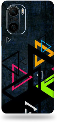 BUGGU mi 11x 5g, Mi 11x 5g Mobile Skin(Ultra Super Multicolor Triangles Skin With High Matte Finish, Mobile Skin (Back+Side+Camera))