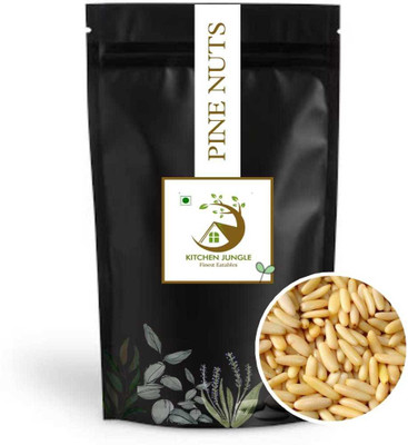 Kitchen Jungle Chilgoza Without Shell (Jumbo Size) Pine Nuts (chilgoze/chilgoja) Pine Nuts(100 g)