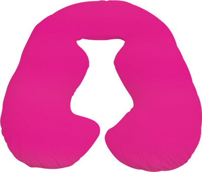 Get IT Polyester Fibre Solid Pregnancy Pillow Pack of 1(Pink)