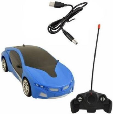 Just97 Wireless Remote Control High Speed 3D Famous Car with Light_Car 23(Blue)