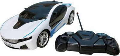 AS TRADERS Rechargeable BMW Famous car with 3D Lights(White)