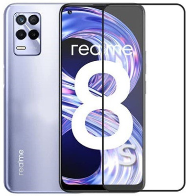 INFINITYWORLD Edge To Edge Tempered Glass for Realme 8s 5G(Pack of 1)