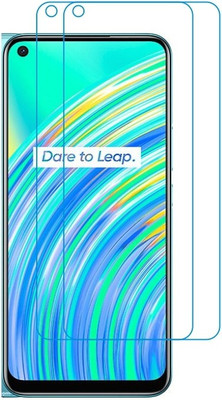 CHAMBU Edge To Edge Tempered Glass for Realme 6(Pack of 2)