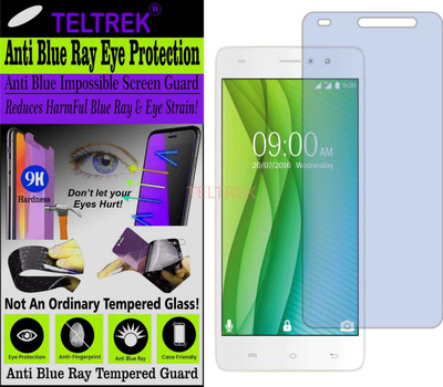 TELTREK Tempered Glass Guard for LAVA X50 PLUS (Impossible UV AntiBlue Light)(Pack of 1)