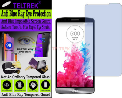 TELTREK Tempered Glass Guard for LG G3 D855 (Impossible UV AntiBlue Light)(Pack of 1)