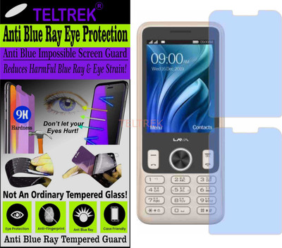 TELTREK Tempered Glass Guard for LAVA A9 (Impossible UV AntiBlue Light)(Pack of 1)