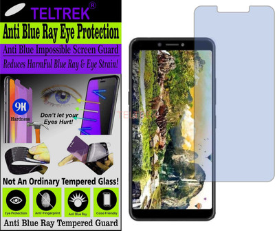 TELTREK Tempered Glass Guard for ITEL A45 (Impossible UV AntiBlue Light)(Pack of 1)