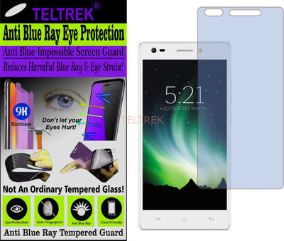 TELTREK Tempered Glass Guard for LAVA X5 (Impossible UV AntiBlue Light)(Pack of 1)