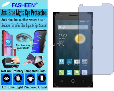 Fasheen Tempered Glass Guard for ALCATEL PIXI 3 (4) (Impossible UV AntiBlue Light)(Pack of 1)