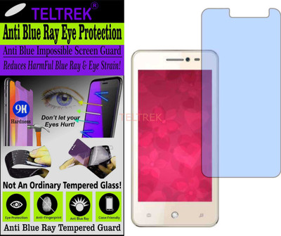 TELTREK Tempered Glass Guard for INTEX GLAM (Impossible UV AntiBlue Light)(Pack of 1)