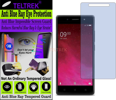 TELTREK Tempered Glass Guard for LAVA Z80 (Impossible UV AntiBlue Light)(Pack of 1)