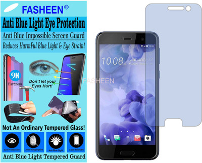 Fasheen Tempered Glass Guard for HTC U PLAY (Impossible UV AntiBlue Light)(Pack of 1)
