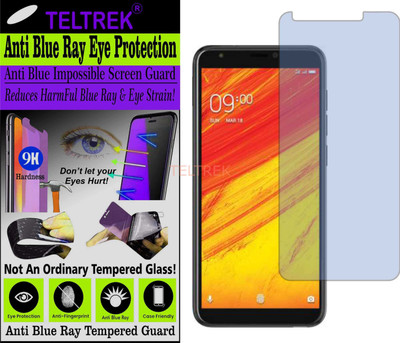 TELTREK Tempered Glass Guard for LAVA Z91 (Impossible UV AntiBlue Light)(Pack of 1)