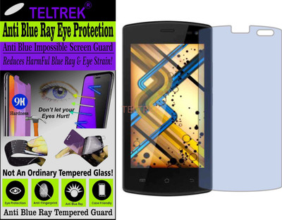 TELTREK Tempered Glass Guard for IVOOMI SMART 4G (Impossible UV AntiBlue Light)(Pack of 1)