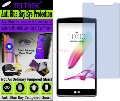 TELTREK Tempered Glass Guard for LG G4 STYLUS (Impossible UV AntiBlue Light)(Pack of 1)