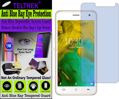 TELTREK Tempered Glass Guard for KARBONN K9 SMART YUVA (Impossible UV AntiBlue Light)(Pack of 1)