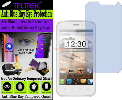 TELTREK Tempered Glass Guard for INTEX AQUA FLASH (Impossible UV AntiBlue Light)(Pack of 1)