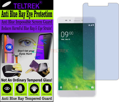 TELTREK Tempered Glass Guard for LAVA Z10 (Impossible UV AntiBlue Light)(Pack of 1)