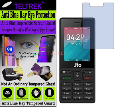 TELTREK Tempered Glass Guard for JIO F50 (Impossible UV AntiBlue Light)(Pack of 1)