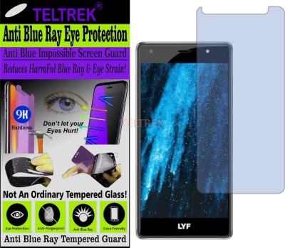 TELTREK Tempered Glass Guard for LYF WATER F1S (LS-5201) (Impossible UV AntiBlue Light)(Pack of 1)