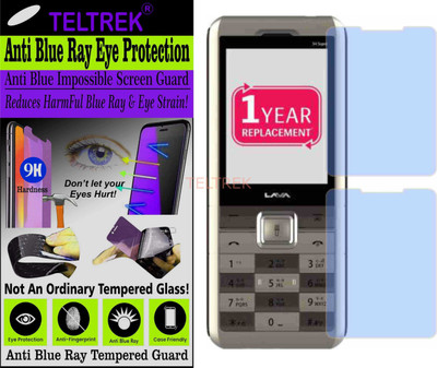TELTREK Tempered Glass Guard for LAVA 34 SUPER (Impossible UV AntiBlue Light)(Pack of 1)