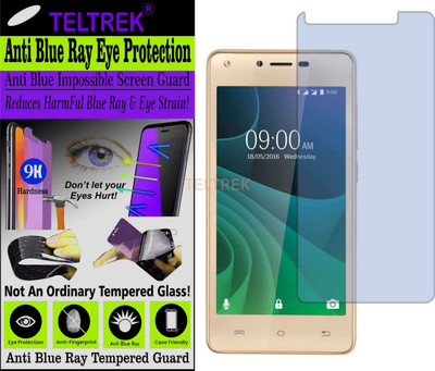 TELTREK Tempered Glass Guard for LAVA A77 (Impossible UV AntiBlue Light)(Pack of 1)