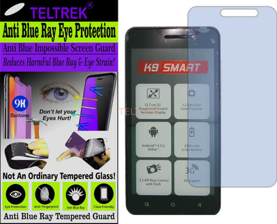TELTREK Tempered Glass Guard for KARBONN K9 SMART (Impossible UV AntiBlue Light)(Pack of 1)