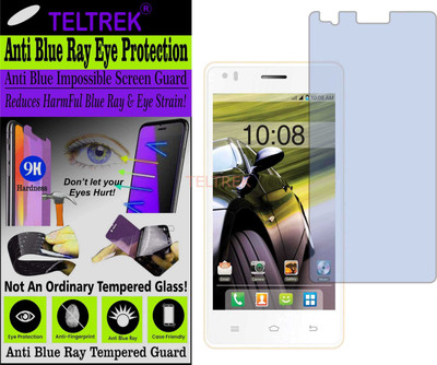 TELTREK Tempered Glass Guard for INTEX AQUA SPEED HD (Impossible UV AntiBlue Light)(Pack of 1)