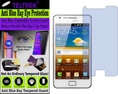 TELTREK Tempered Glass Guard for SAMSUNG S2 I9100 (Impossible UV AntiBlue Light)(Pack of 1)