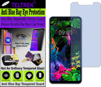 TELTREK Tempered Glass Guard for LG G8S THINQ (Impossible UV AntiBlue Light)(Pack of 1)