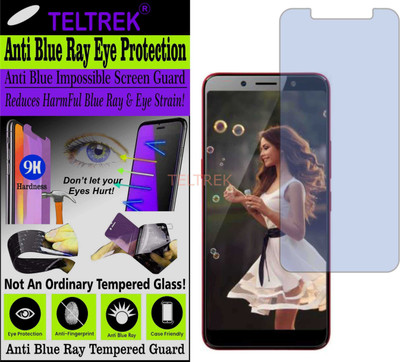 TELTREK Tempered Glass Guard for ITEL A62 (Impossible UV AntiBlue Light)(Pack of 1)