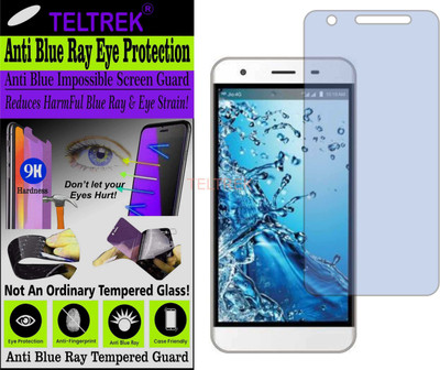 TELTREK Tempered Glass Guard for JIO LYF WATER 11 (Impossible UV AntiBlue Light)(Pack of 1)
