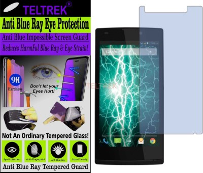 TELTREK Tempered Glass Guard for LAVA IRIS FUEL 60 (Impossible UV AntiBlue Light)(Pack of 1)