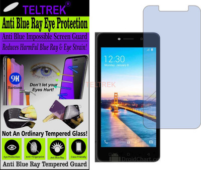 TELTREK Tempered Glass Guard for ITEL A15 (Impossible UV AntiBlue Light)(Pack of 1)