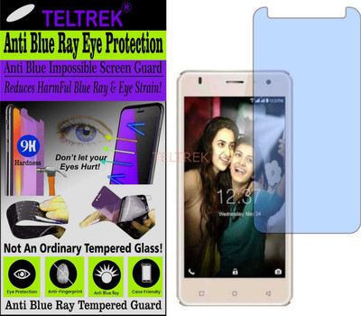 TELTREK Tempered Glass Guard for INTEX AQUA S3 4G (Impossible UV AntiBlue Light)(Pack of 1)